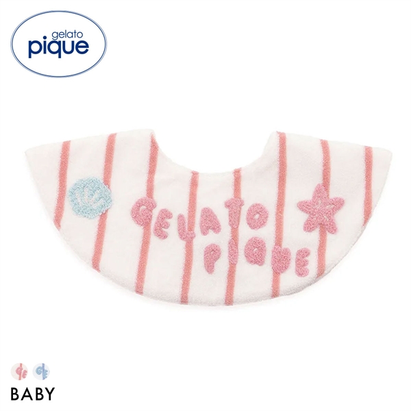 ジェラートピケ キッズアンドベイビー ベビー ストライプパイルスタイ ジェラピケ gelato pique Kids＆BABY BABY