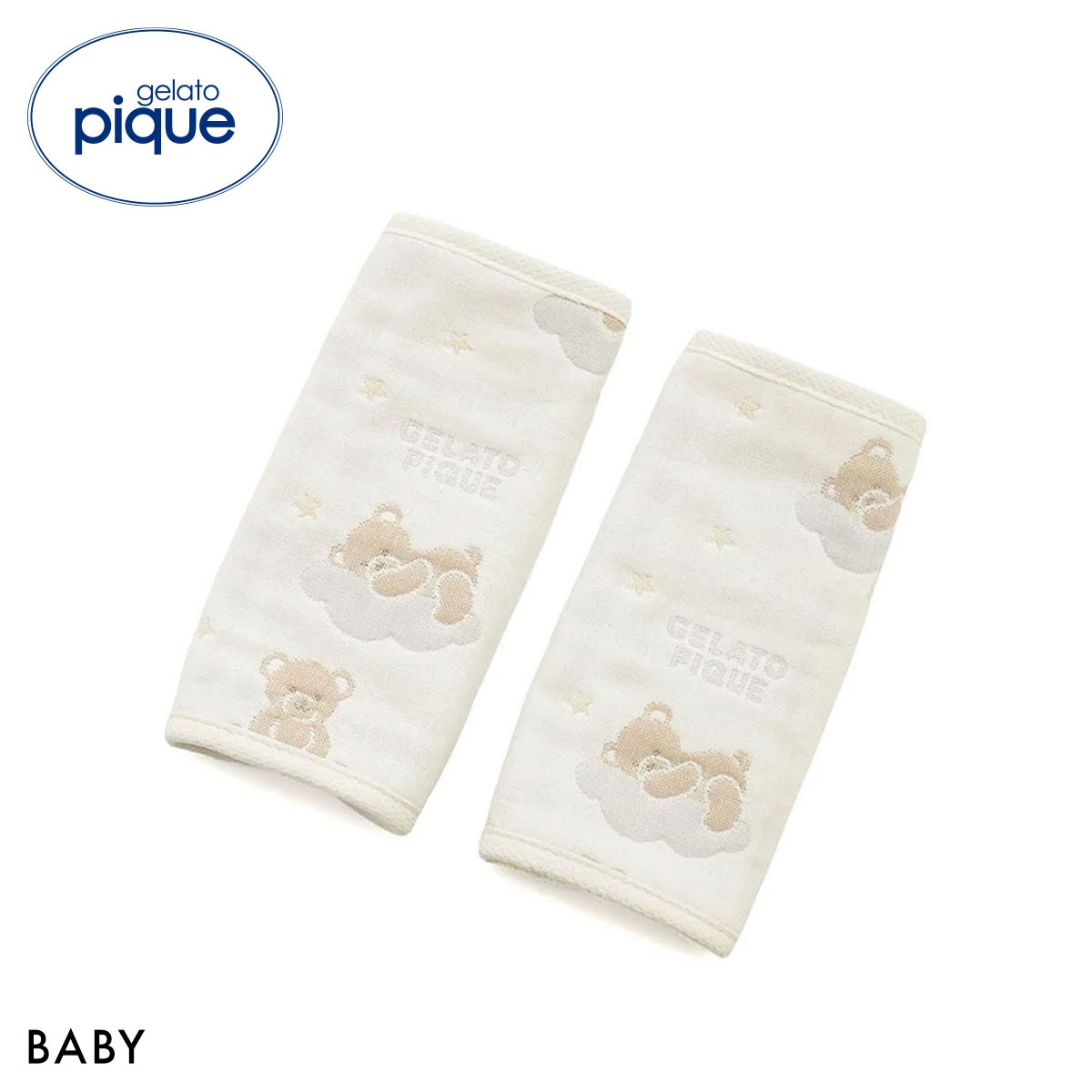 ジェラートピケ キッズアンドベイビー ベビー ドリーミーベア柄6重ガーゼサッキングパッド ジェラピケ gelato pique Kids＆Baby BABY(IV-アイボリー-Free)