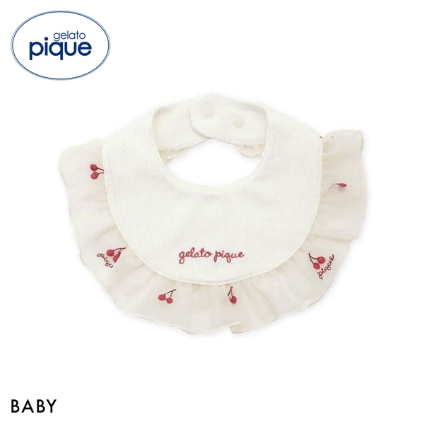 ジェラートピケ キッズアンドベイビー ベビー チェリー柄チュールスタイ ジェラピケ gelato pique Kids＆BABY BABY