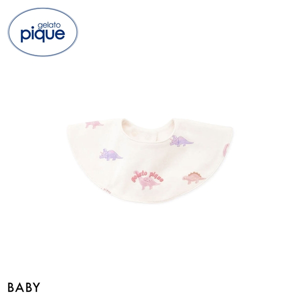 ジェラートピケ キッズアンドベイビー ベビー ダイナソー柄スタイ ジェラピケ gelato pique Kids＆BABY BABY