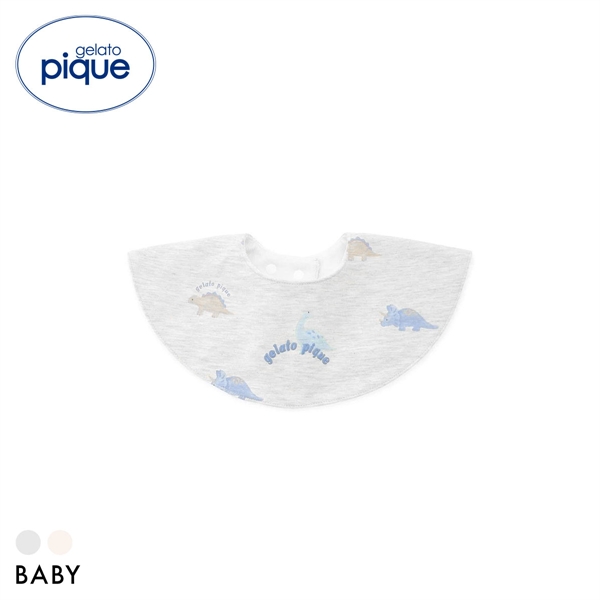 ジェラートピケ キッズアンドベイビー ベビー ダイナソー柄スタイ ジェラピケ gelato pique Kids＆BABY BABY