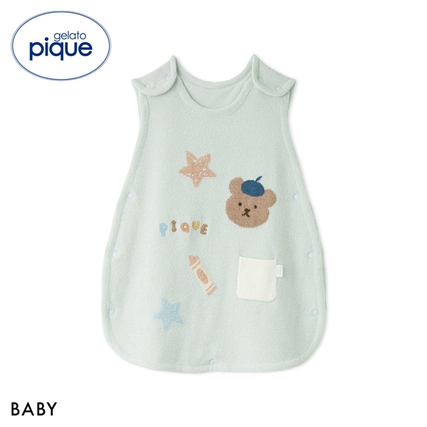ジェラートピケ キッズアンドベイビー ベビー エアリーモコドローイングベアスリーパー ジェラピケ gelato pique Kids＆Baby BABY
