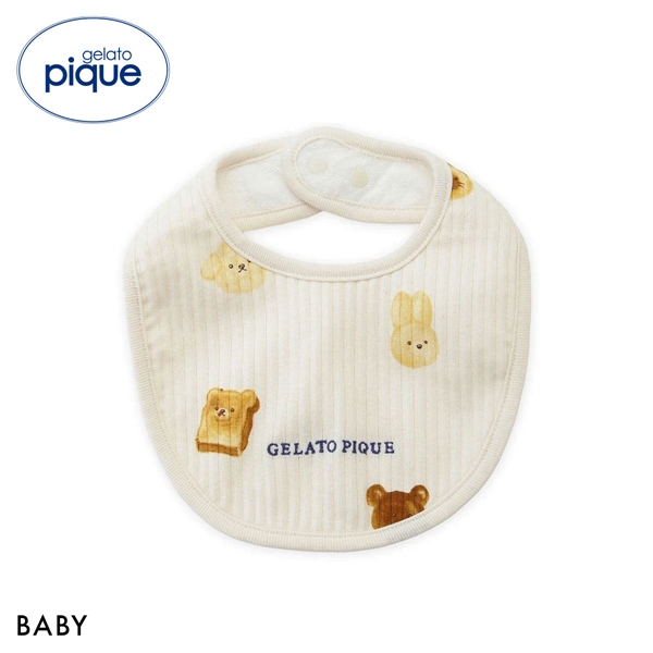 ジェラートピケ キッズアンドベイビー ベビー アニマルブレッド柄スタイ ジェラピケ gelato pique Kids＆BABY BABY
