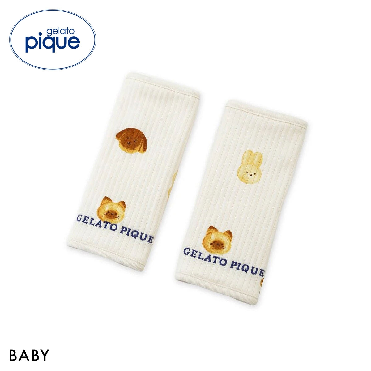 ジェラートピケ キッズアンドベイビー ベビー アニマルブレッド柄サッキングパット ジェラピケ gelato pique Kids＆Baby BABY(CR-クリーム-Free)