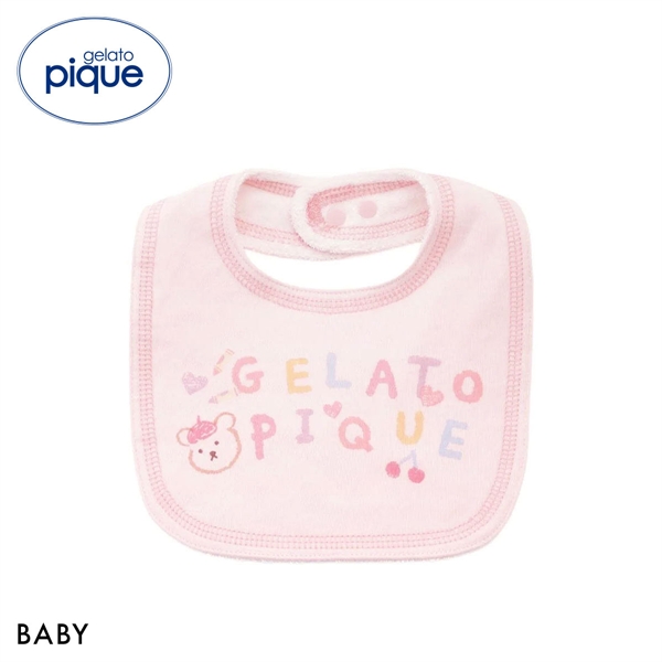 ジェラートピケ キッズアンドベイビー ベビー ドローイングベアワンポイントスタイ ジェラピケ gelato pique Kids＆BABY BABY