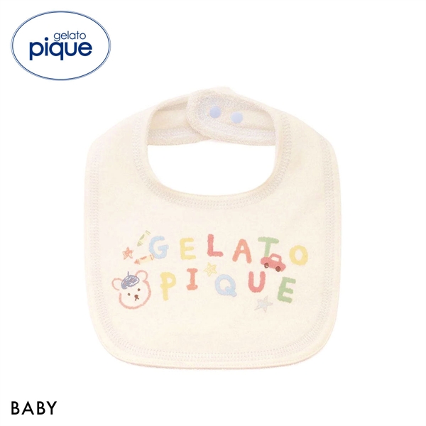 ジェラートピケ キッズアンドベイビー ベビー ドローイングベアワンポイントスタイ ジェラピケ gelato pique Kids＆BABY BABY