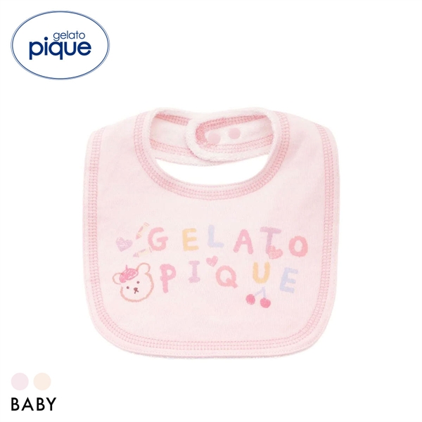 ジェラートピケ キッズアンドベイビー ベビー ドローイングベアワンポイントスタイ ジェラピケ gelato pique Kids＆BABY BABY
