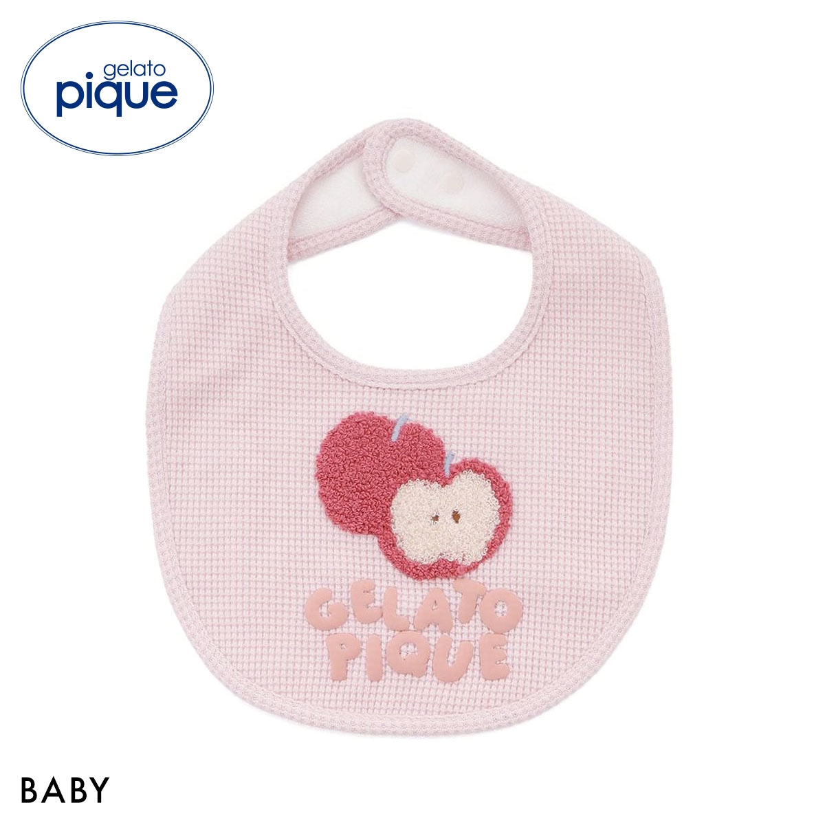 ジェラートピケ キッズアンドベイビー ベビー モチーフ柄スタイ ジェラピケ ルームウェア gelato pique Kids＆Baby BABY(PI-ピンク-Free)