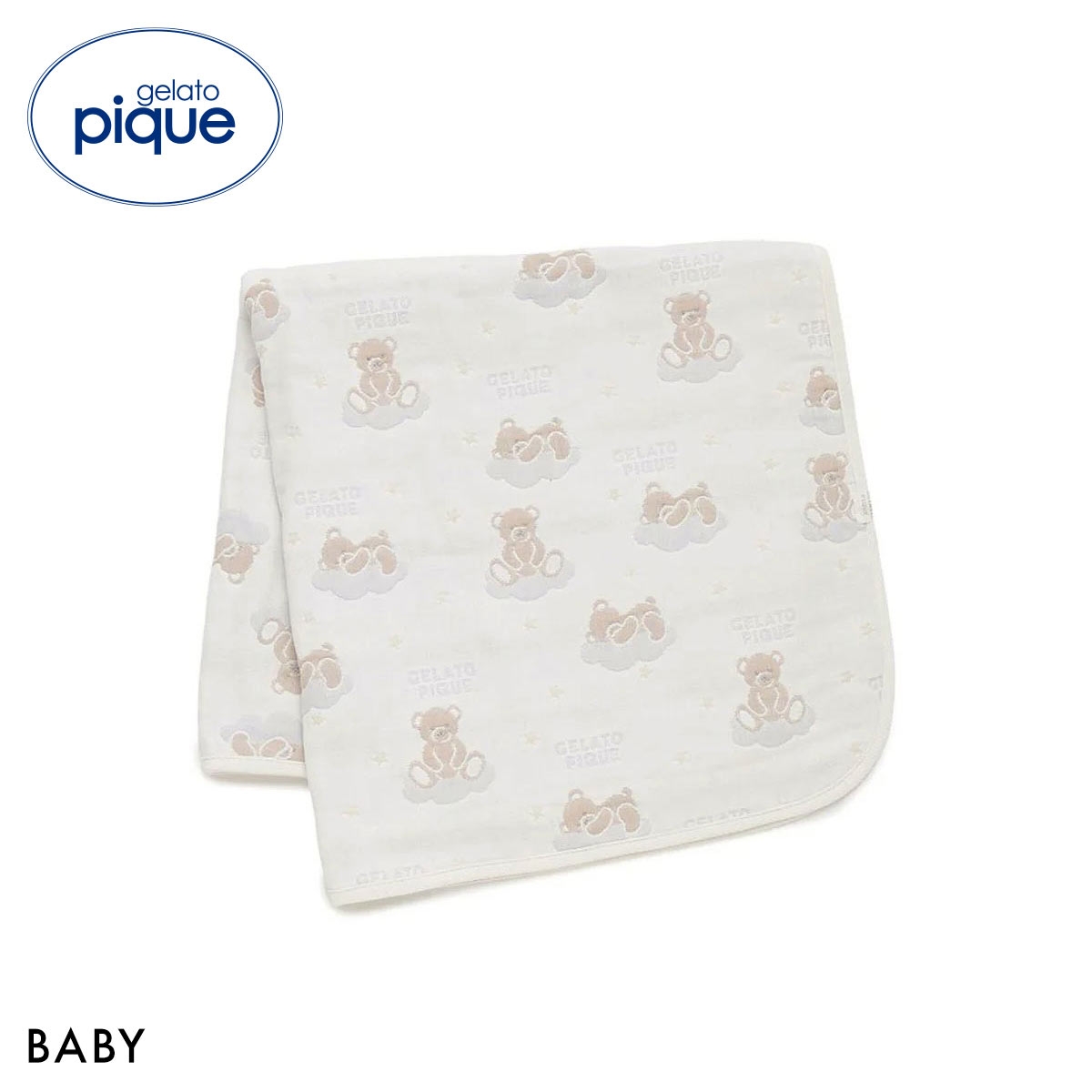 ジェラートピケ キッズアンドベイビー ベビー ドリーミーベア柄6重ガーゼブランケット ジェラピケ gelato pique Kids＆Baby BABY