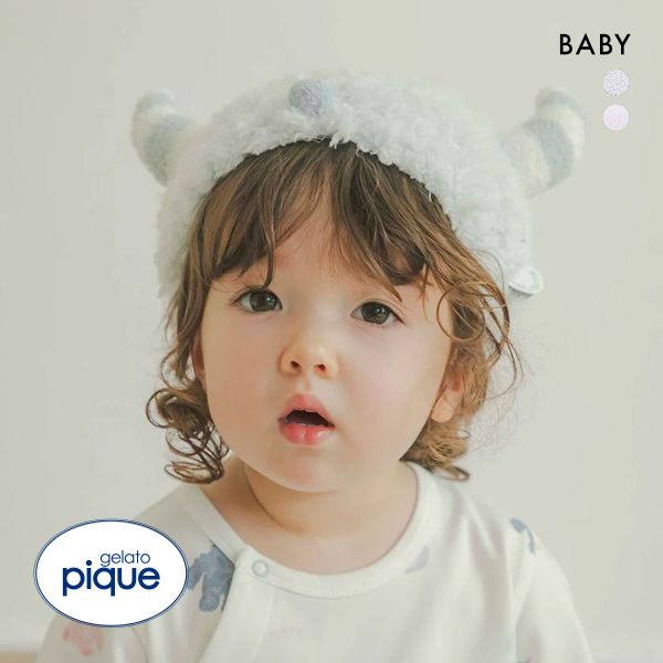 ジェラートピケ キッズアンドベイビー gelato pique Kids＆Baby 【PIQUE MONSTER】【BABY】キャップ ジェラピケ