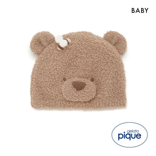 ジェラートピケ キッズアンドベイビー ベビー ベビモコベアキャップ ジェラピケ gelato pique Kids＆Baby BABY