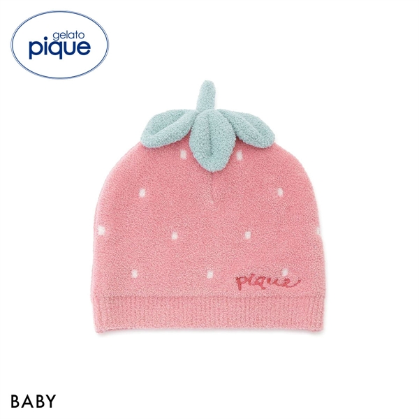 ジェラートピケ キッズアンドベイビー ベビー エアリーモコストロベリーキャップ ジェラピケ gelato pique Kids＆Baby BABY