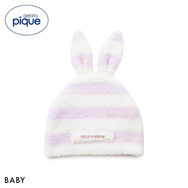 ジェラートピケ キッズアンドベイビー ベビー エアリーモコラビットキャップ ジェラピケ gelato pique Kids＆Baby BABY