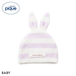 ジェラートピケ キッズアンドベイビー ベビー エアリーモコラビットキャップ ジェラピケ gelato pique Kids＆Baby BABY