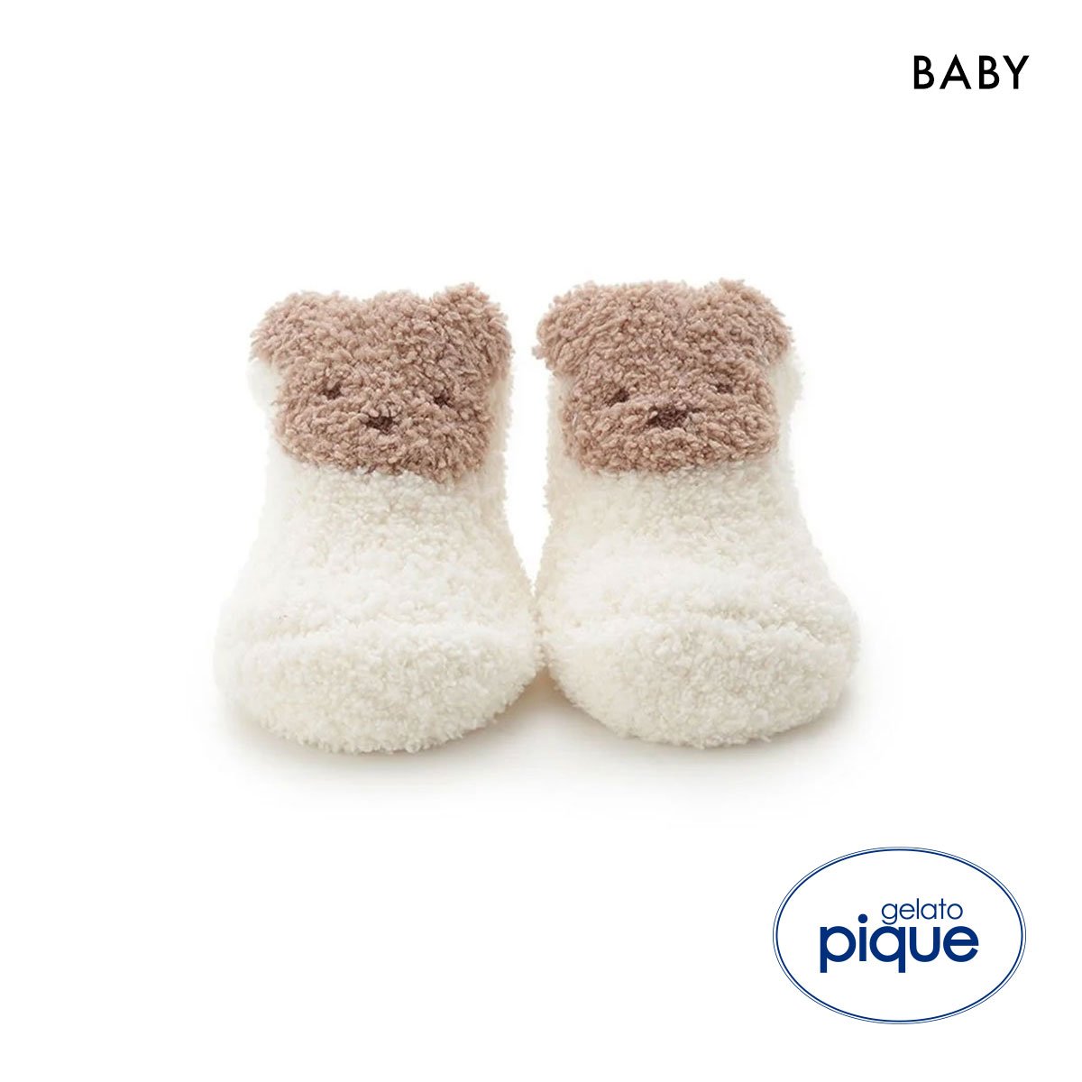 ジェラートピケ キッズアンドベイビー ベビー ベビモコベアジャガードソックス ジェラピケ gelato pique Kids＆Baby BABY