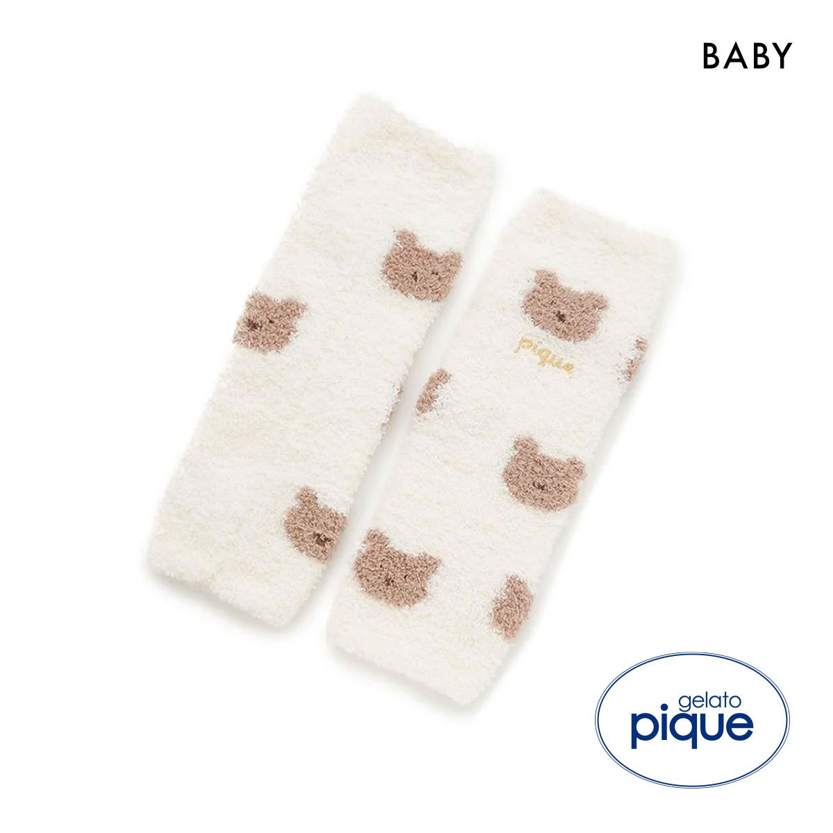 ジェラートピケ キッズアンドベイビー ベビー ベビモコベアジャガードレッグウォーマー ジェラピケ gelato pique Kids＆Baby BABY