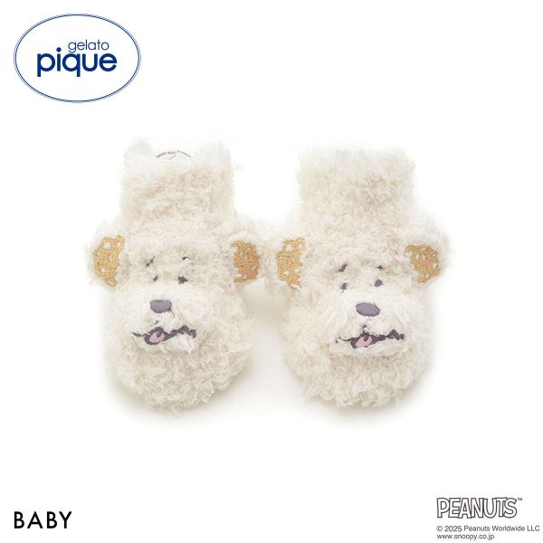 ジェラートピケ キッズアンドベイビー gelato pique Kids＆Baby PEANUTS PUPPIES BABYジェラートアンディソックス ベビー スヌーピー