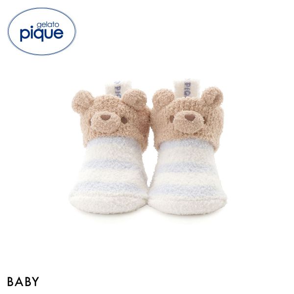 ジェラートピケ キッズアンドベイビー ベビー エアリーモコベアソックス ジェラピケ gelato pique Kids＆Baby BABY