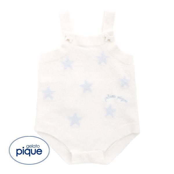ジェラートピケ キッズアンドベイビー gelato pique Kids＆Baby 【BABY】スムーズィースタージャガードロンパース ジェラピケ