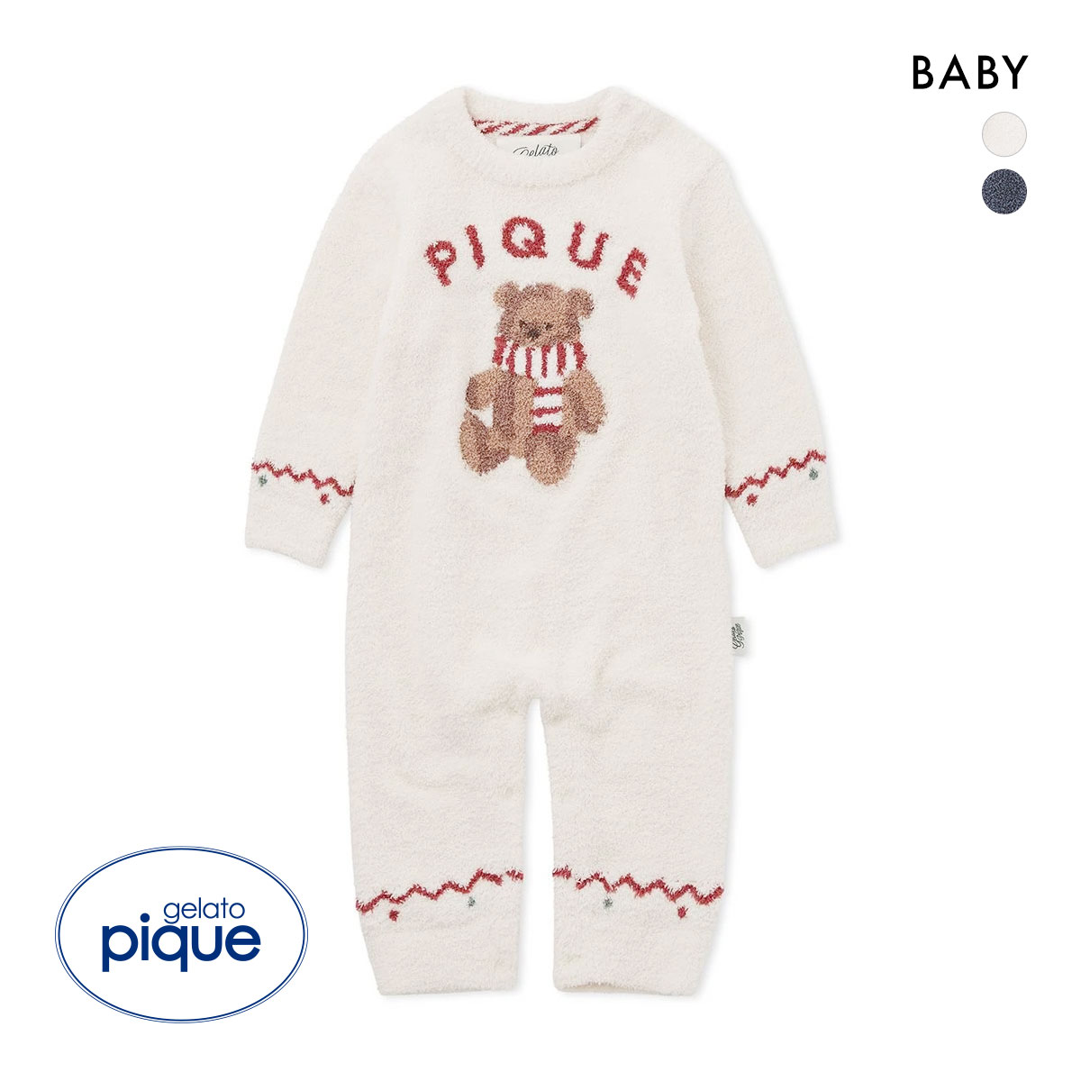 ジェラートピケ キッズアンドベイビー ベビー 販路限定商品 HOLIDAY ロンパース ジェラピケ ルームウェア gelato pique Kids＆Baby BABY
