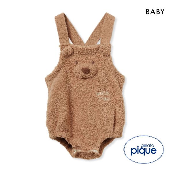 ジェラートピケ キッズアンドベイビー ベビー ベビモコはちみつベアロンパース ジェラピケ ルームウェア gelato pique Kids＆Baby BABY
