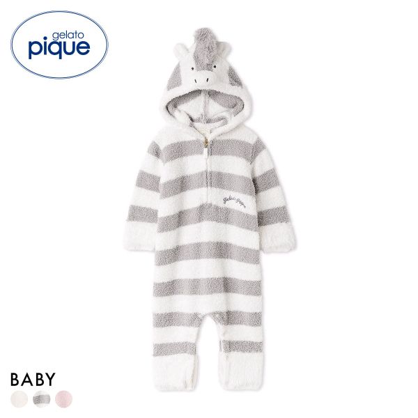 ジェラートピケ キッズアンドベイビー ベビー ベビモコポニーロンパース ジェラピケ ルームウェア gelato pique Kids＆Baby BABY