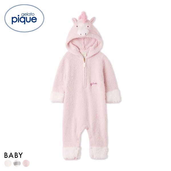 ジェラートピケ キッズアンドベイビー ベビー ベビモコポニーロンパース ジェラピケ ルームウェア gelato pique Kids＆Baby BABY