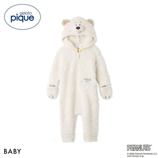 ジェラートピケ キッズアンドベイビー gelato pique Kids＆Baby PEANUTS PUPPIES BABYジェラートアンディロンパース ジェラピケ