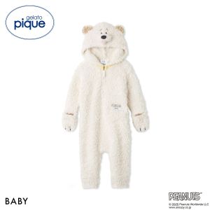 ジェラートピケ キッズアンドベイビー gelato pique Kids＆Baby PEANUTS PUPPIES BABYジェラートアンディロンパース ジェラピケ