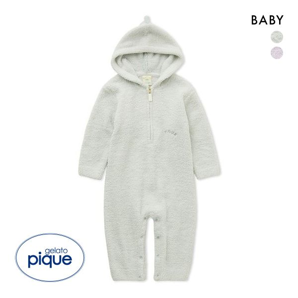 ジェラートピケ キッズアンドベイビー ベビー パウダーアニマルロンパース ジェラピケ ルームウェア gelato pique Kids＆Baby BABY