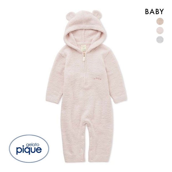 ジェラートピケ キッズアンドベイビー ベビー パウダーベアロンパース ジェラピケ ルームウェア gelato pique Kids＆Baby BABY