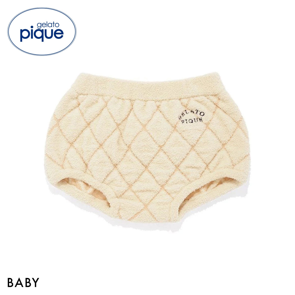ジェラートピケ キッズアンドベイビー ベビー エアリーモコメロンパンドッグブルマ ジェラピケ ルームウェア gelato pique Kids＆Baby BABY(CR-クリーム-80)