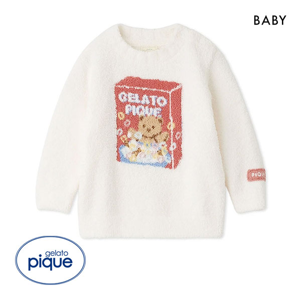 35%OFF ジェラートピケ キッズアンドベイビー gelato pique Kids&Baby 【BABY】ベビモコシリアルベアジャガードプルオーバー ジェラピケ パジャマ 35%OFF ジェラートピケ キッズアンドベイビー gelato pique Kids&Baby 【BABY】ベビモコシリアルベアジャガードプルオーバー ジェラピケ パジャマ