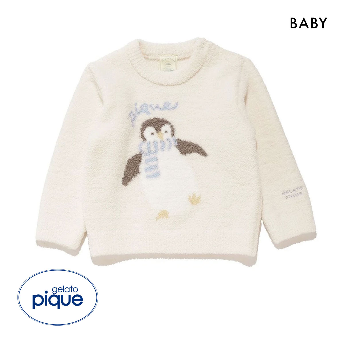 ジェラートピケ キッズアンドベイビー ベビー ペンギンジャガード プルオーバー ジェラピケ ルームウェア パジャマ gelato pique Kids＆Baby BABY