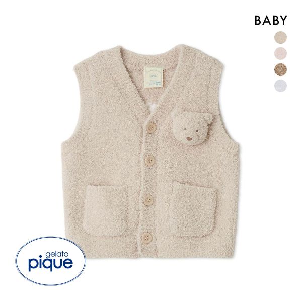 ジェラートピケ キッズアンドベイビー 【BABY】パウダーベアベスト ジェラピケ gelato pique Kids＆Baby