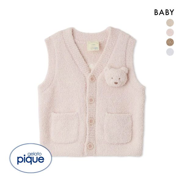ジェラートピケ キッズアンドベイビー 【BABY】パウダーベアベスト ジェラピケ gelato pique Kids＆Baby