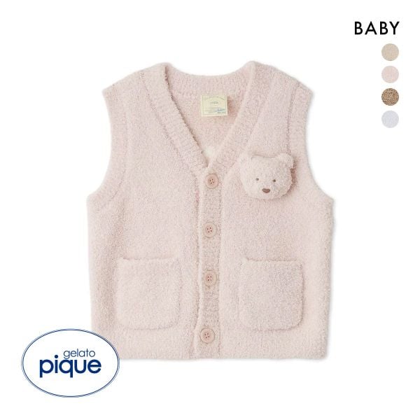 ジェラートピケ キッズアンドベイビー 【BABY】パウダーベアベスト ジェラピケ gelato pique Kids＆Baby
