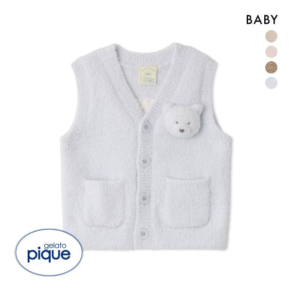 ジェラートピケ キッズアンドベイビー 【BABY】パウダーベアベスト ジェラピケ gelato pique Kids＆Baby