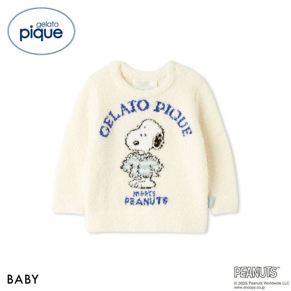 ジェラートピケ キッズアンドベイビー gelato pique Kids＆Baby BABY オリジナルジャガードプルオーバー ジェラピケ ルームウェア ベビー スヌーピー