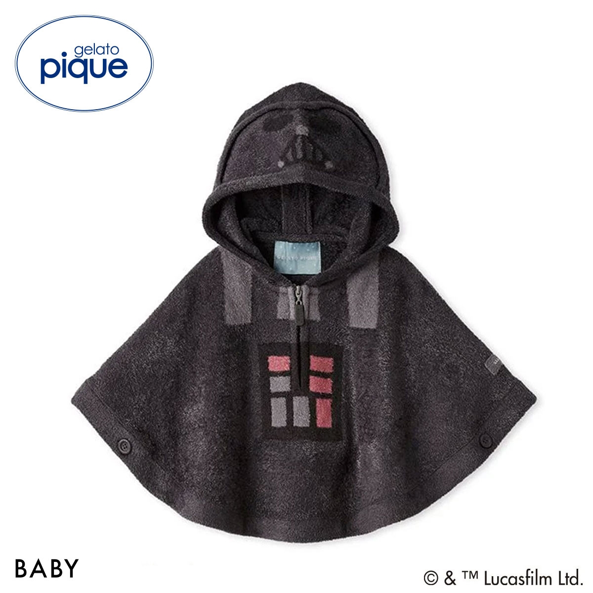 ジェラートピケ STAR WARS キッズアンドベイビー ベビー ポンチョ ジェラピケ スターウォーズ ルームウェア gelato pique Kids＆Baby BABY(DGY-濃グレー-Free)