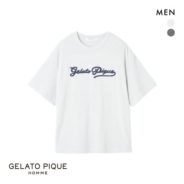 20%OFF ジェラートピケ オム メンズ パイルロゴ刺繍Tシャツ ジェラピケ パジャマ ルームウェア GELATO PIQUE HOMME 20%OFF ジェラートピケ オム メンズ パイルロゴ刺繍Tシャツ ジェラピケ パジャマ ルームウェア GELATO PIQUE HOMME