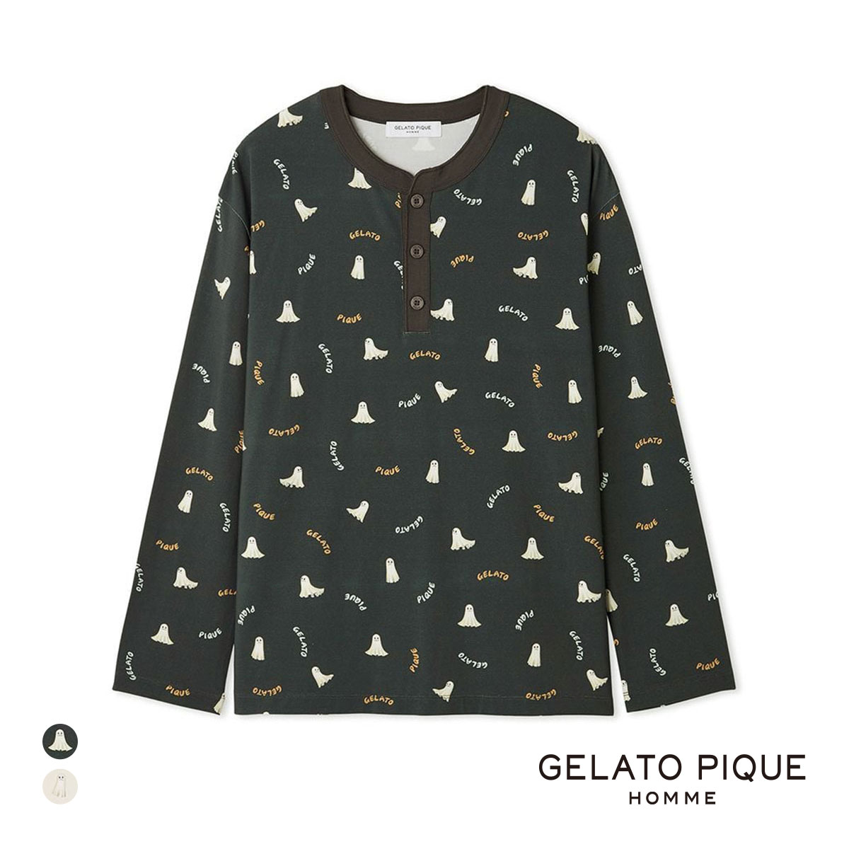 gelato pique ジェラピケ　ハロウィン限定GHOSTプルオーバー gelato pique ジェラピケ ハロウィン限定GHOSTプルオーバー