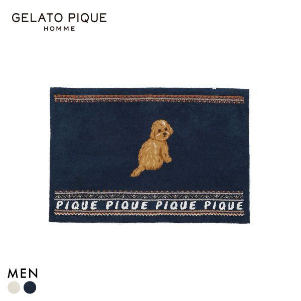 ジェラートピケ オム メンズ パウダーノルディック DOGジャガードブランケット ジェラピケ ルームウェア gelato pique HOMME