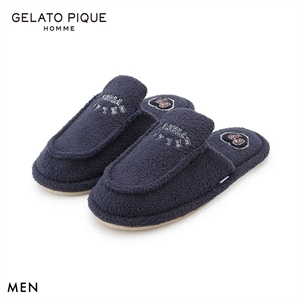 ジェラートピケ オム メンズ エアリーモコローファー風ルームシューズ ジェラピケ スリッパ ルームシューズ GELATO PIQUE HOMME
