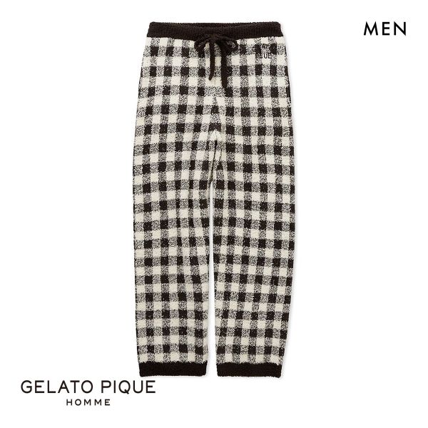 30%OFF ジェラートピケ オム メンズ ショコラ&フランボワーズ ベビモコギンガムチェックロングパンツ ジェラピケ ルームウェア Chocolat&Framboise gelato pique 30%OFF ジェラートピケ オム メンズ ショコラ&フランボワーズ ベビモコギンガムチェックロングパンツ ジェラピケ ルームウェア Chocolat&Framboise gelato pique
