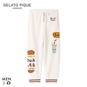 ジェラートピケ オム メンズ ヒラノトシユキ パウダージャガードロングパンツ ジェラピケ ルームウェア gelato pique HOMME