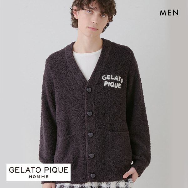 30%OFF ジェラートピケ オム メンズ ショコラ&フランボワーズ ベビモコカーディガン ジェラピケ Chocolat&Framboise gelato pique HOMME 30%OFF ジェラートピケ オム メンズ ショコラ&フランボワーズ ベビモコカーディガン ジェラピケ Chocolat&Framboise gelato pique HOMME