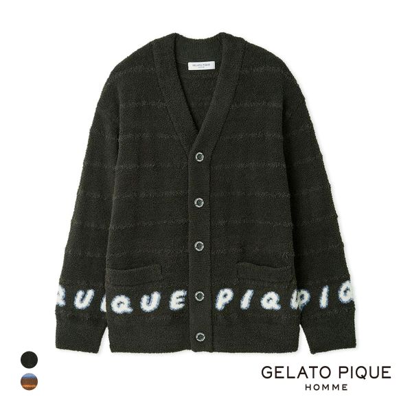ジェラートピケ オム メンズ ベビモコピケロゴジャガードカーディガン ジェラピケ パジャマ ルームウェア gelato pique HOMME ジェラートピケ オム メンズ ベビモコピケロゴジャガードカーディガン ジェラピケ パジャマ ルームウェア gelato pique HOMME