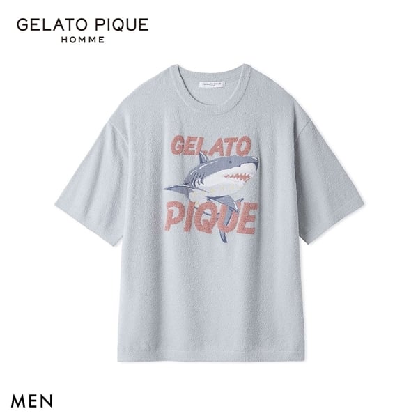 ジェラートピケ オム メンズ 接触冷感 スムーズィーliteクールシャークプルオーバー ジェラピケ パジャマ GELATO PIQUE HOMME