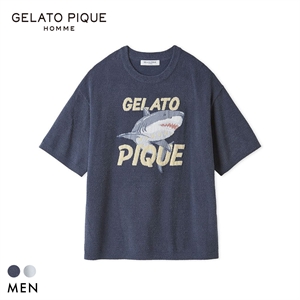 ジェラートピケ オム メンズ 接触冷感 スムーズィーliteクールシャークプルオーバー ジェラピケ パジャマ GELATO PIQUE HOMME